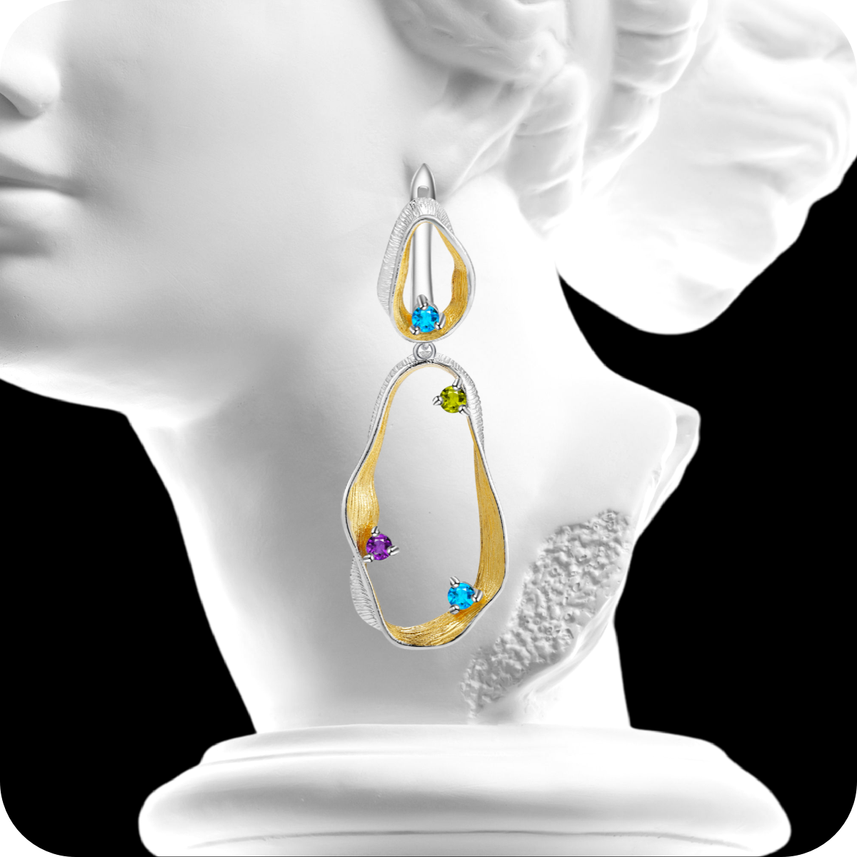 Kintsugia ♦ Arcadia Art Earrings